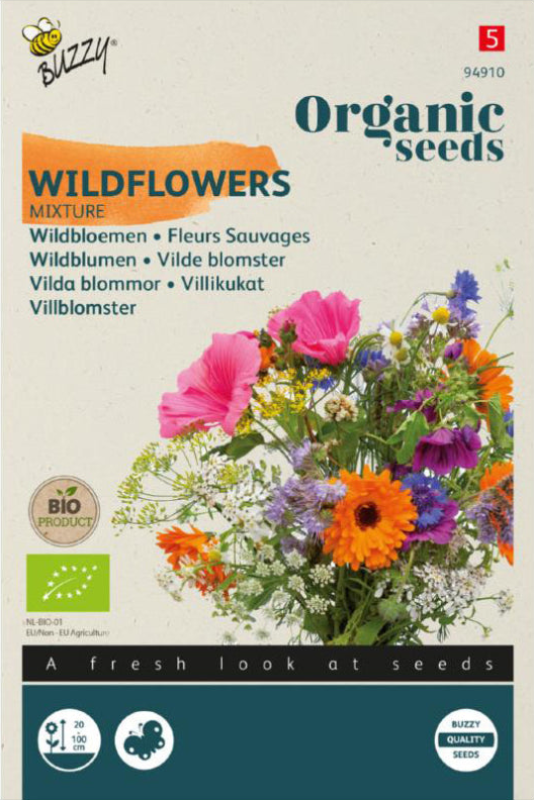 Wildblumen Saatgutmischung BIO