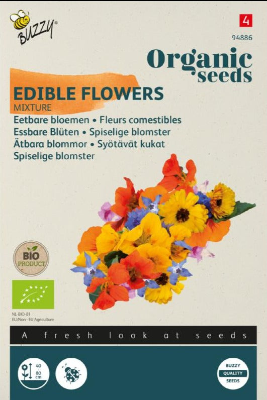 Essbare Blumen Saatgutmischung BIO