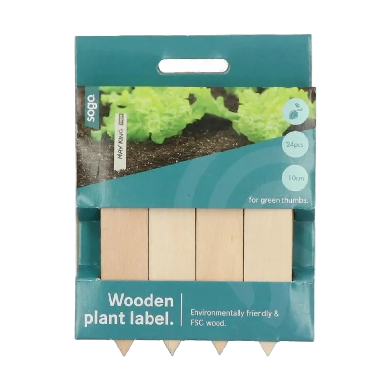 Holz Stecketiketten 10 cm (24 Stück)