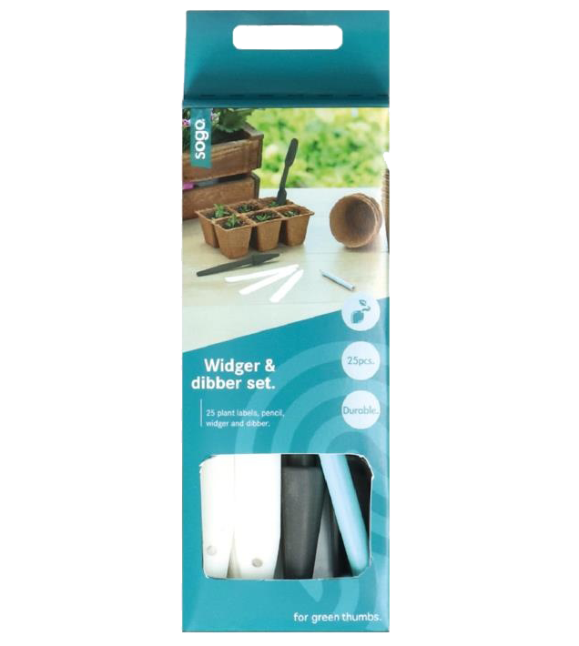 Pikier-Set inkl. 25 Stecketiketten und Bleistift