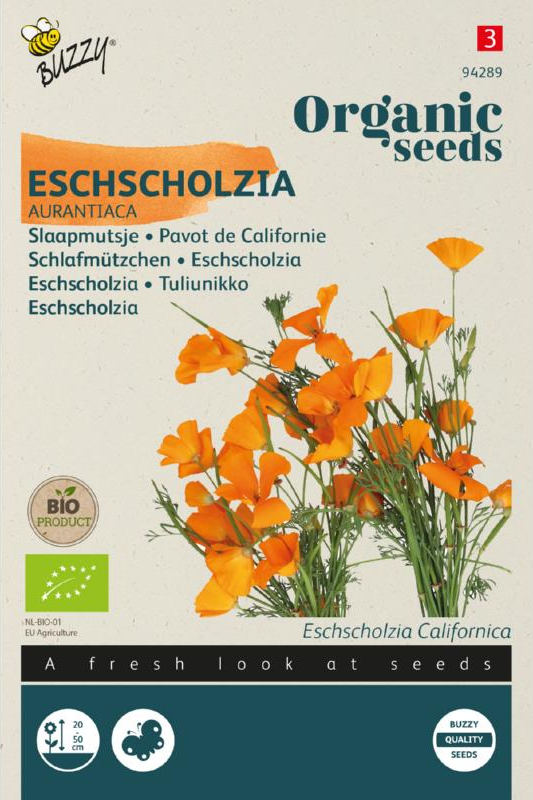 Schlafmützchen Aurantiaca Samen BIO