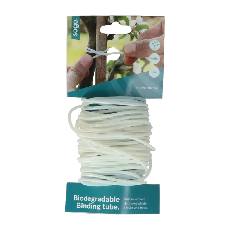 Bio Bindeschlauch 10m 3mm weiß