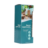 Biologische Töpfchen 6 cm eckig (10 Stück)