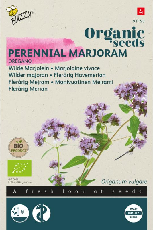 Wilder Majoran (Oregano) Samen BIO
