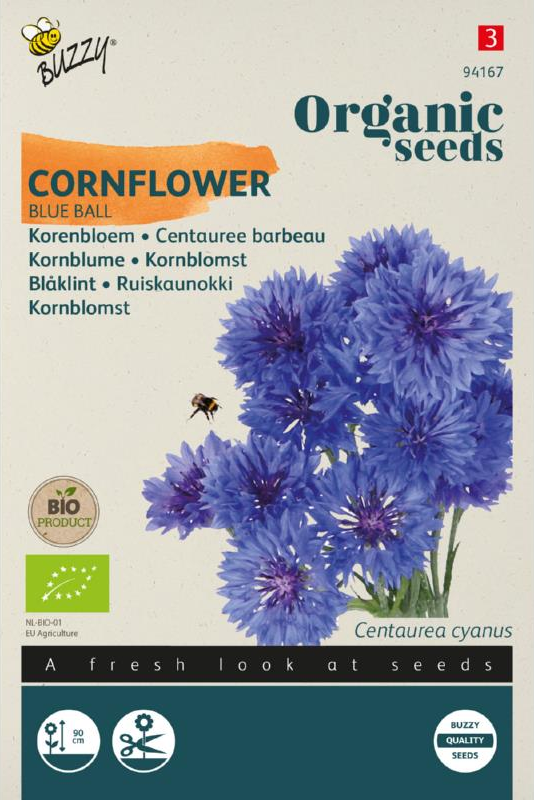 Kornblume Blue Ball Samen BIO