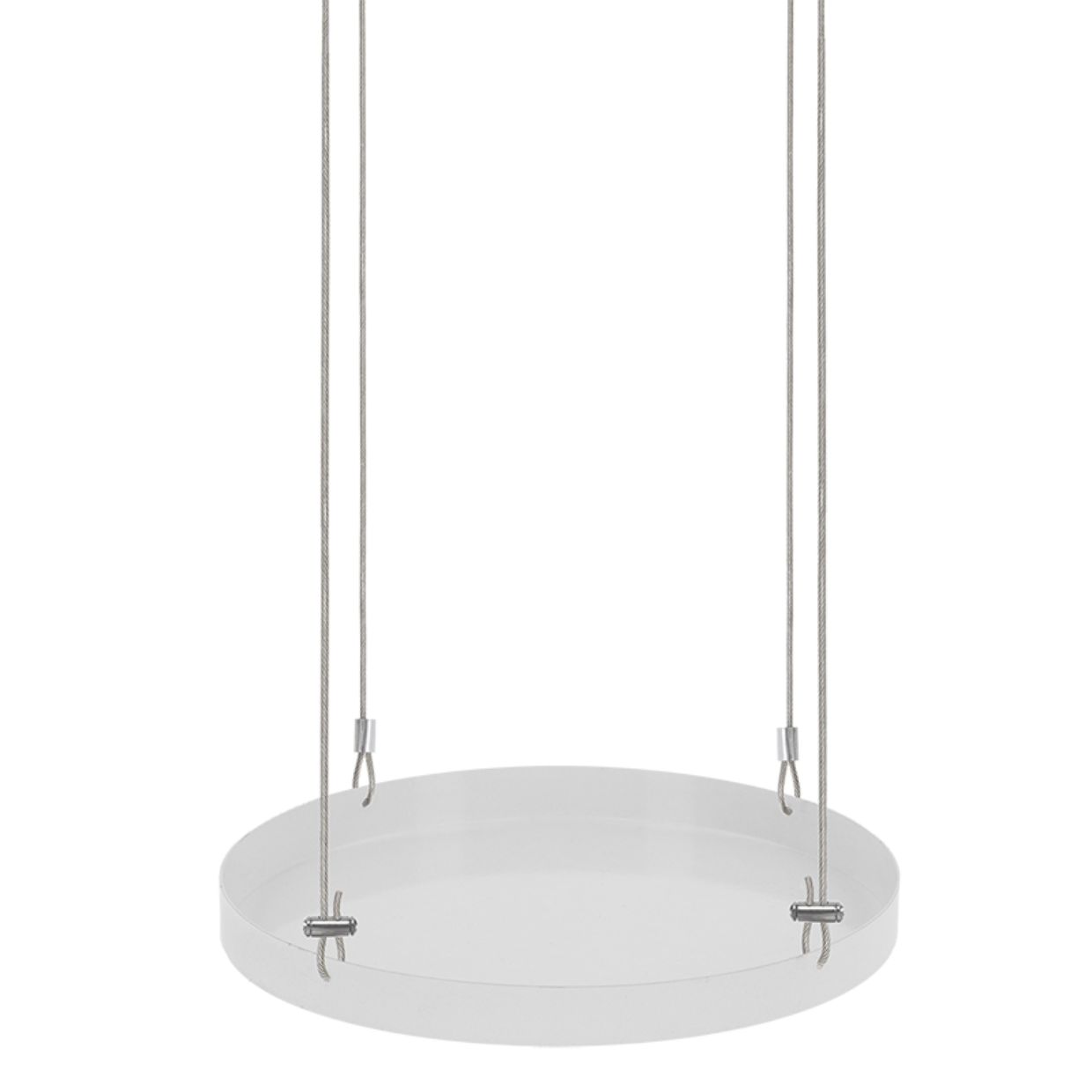 Rundes Pflanzentablet S - weiß