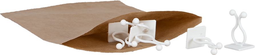 Wandhaken Stützclips (5 Stücke)