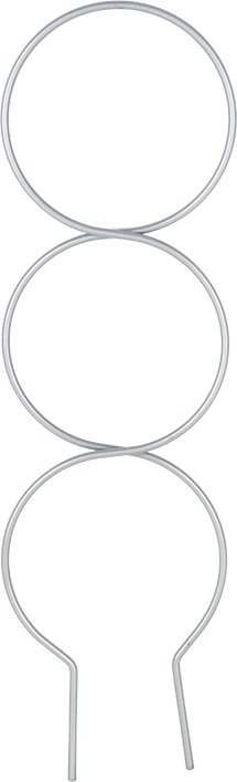 Pflanzenstütze dekorativ (Silber)