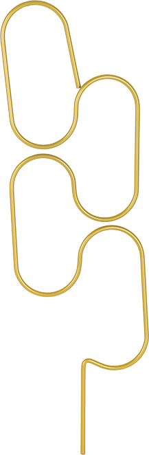 Pflanzenstütze dekorativ (Gold)