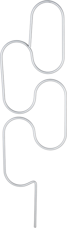 Pflanzenstütze dekorativ (Silber)