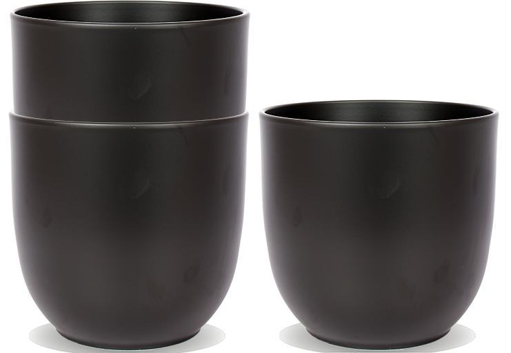 3 Pflegeleichte Kollegen - Töpfe Modern