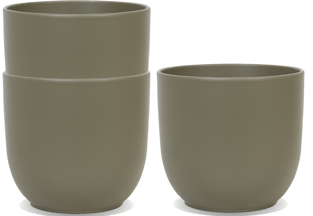 Mittelgroßes Pflanzentrio - Töpfe Luxurious